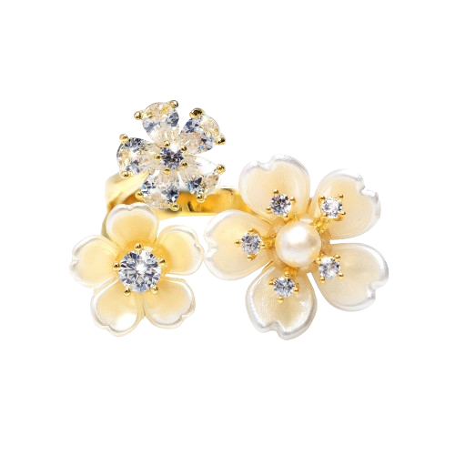 Signature Love Garden Adjustable Ring