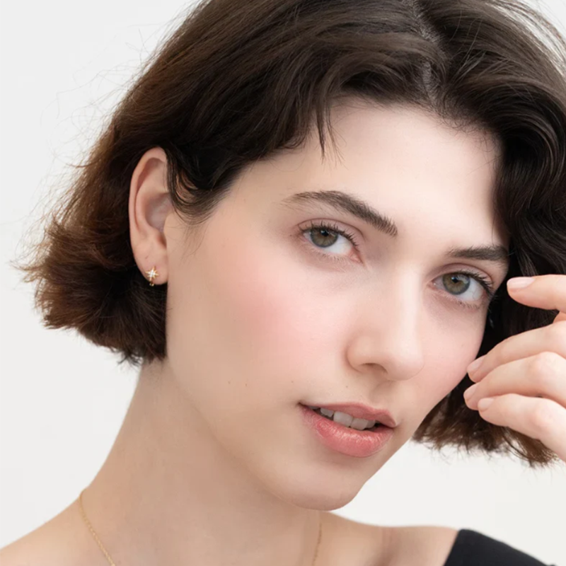 Lucky Super Star Huggie Earring