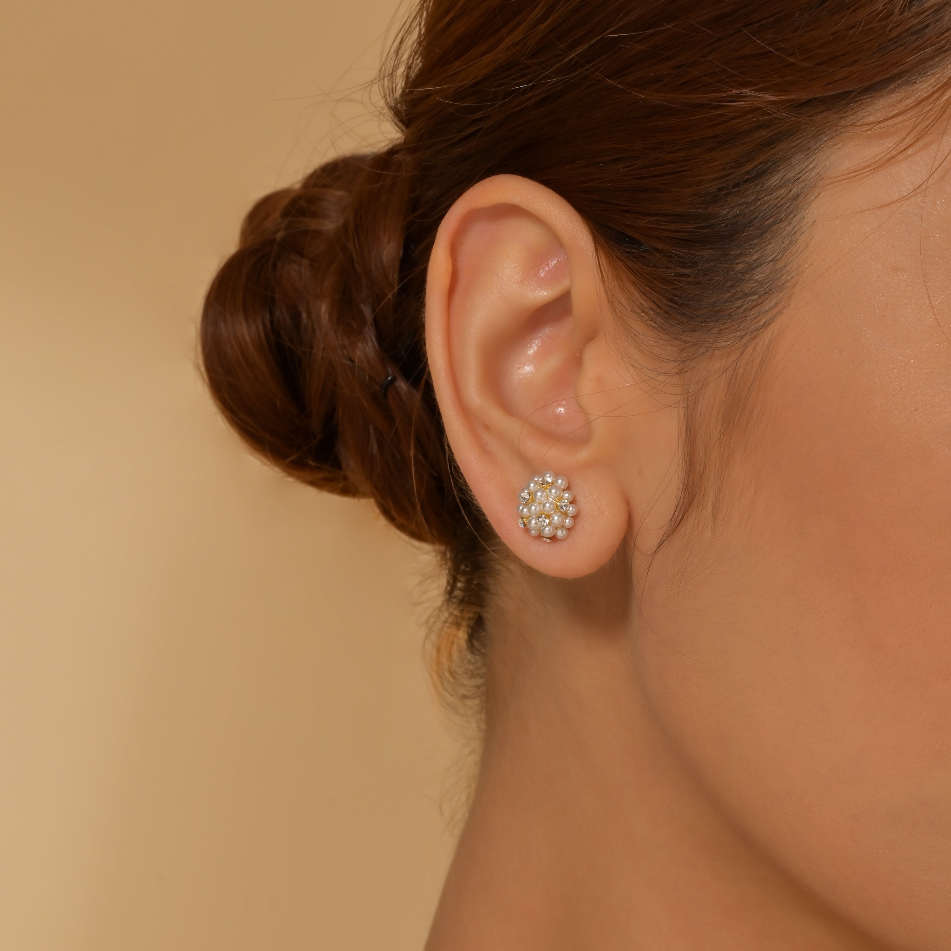Pearl Cluster Ball Studs