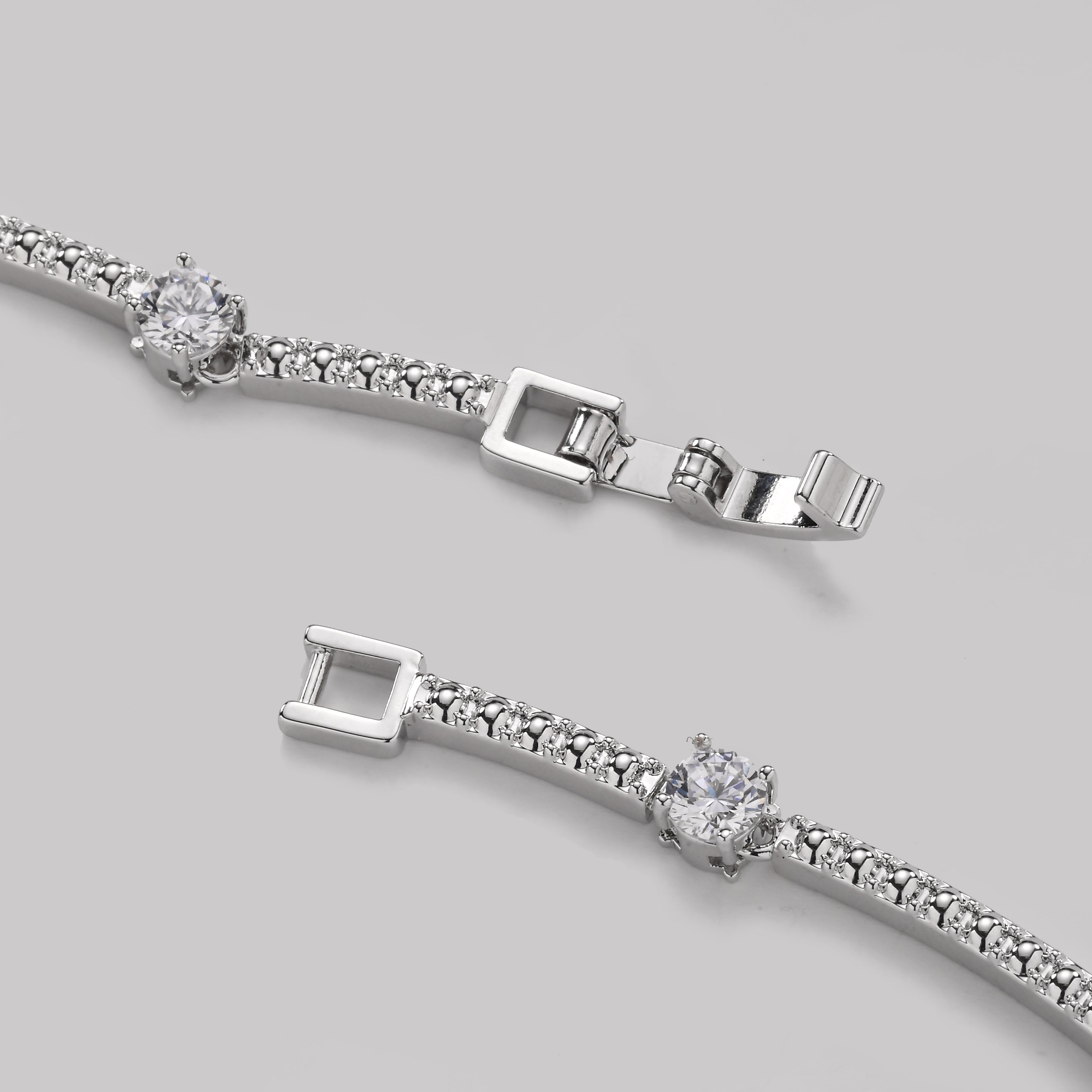 Collar Lariat de Gota de Rocío de Cristal