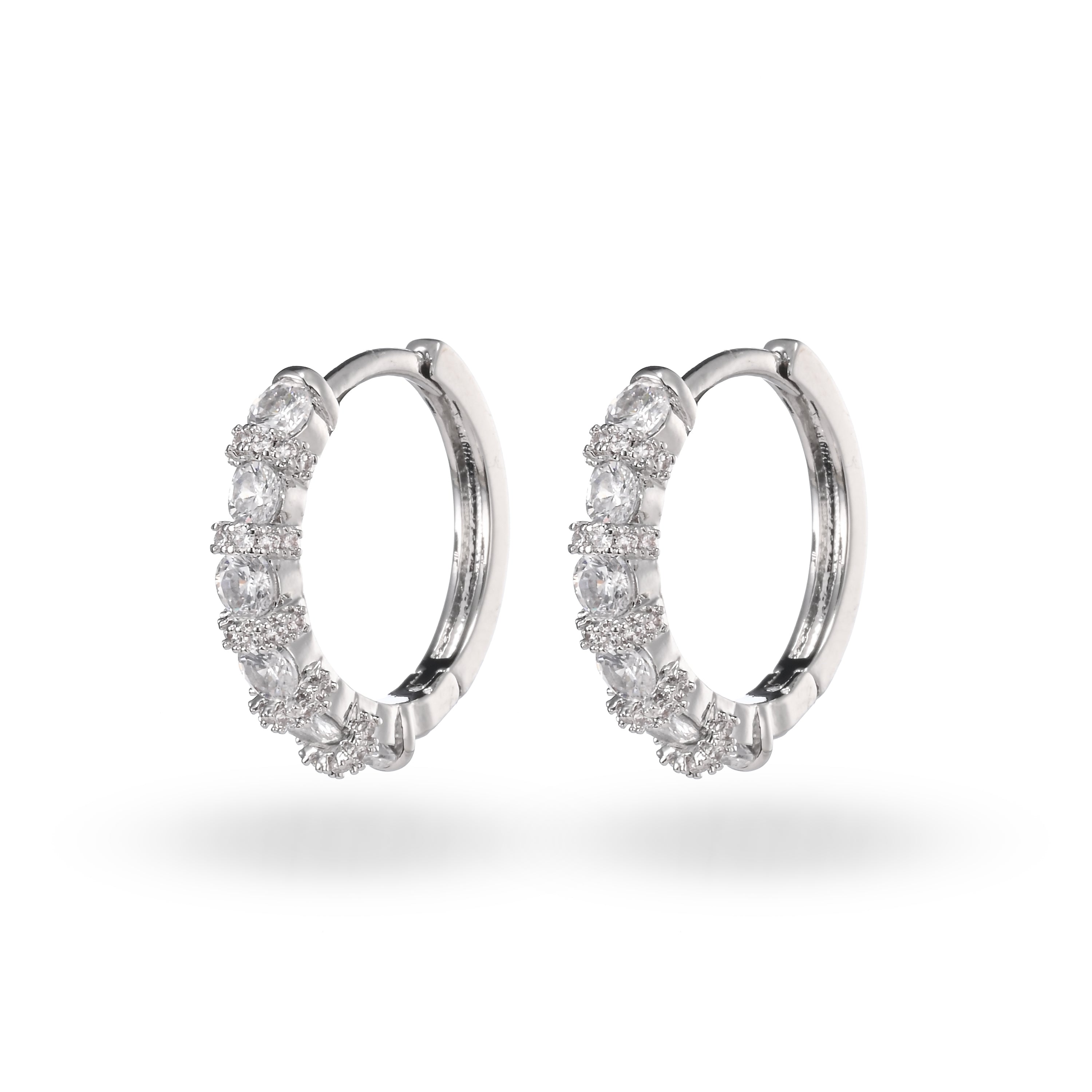 Moonbeam Crystal Hoops
