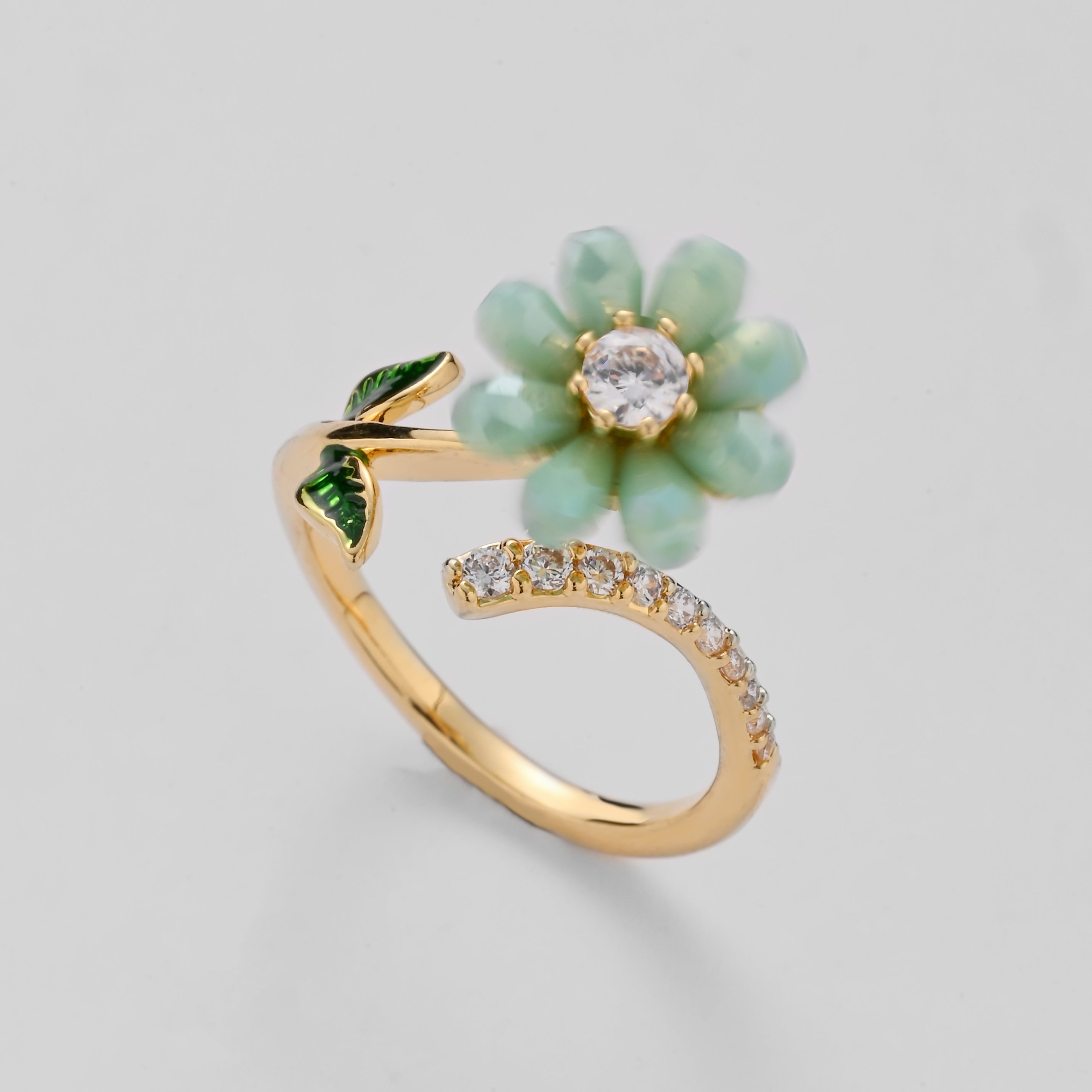 Springtime Daisy Fidget Ring