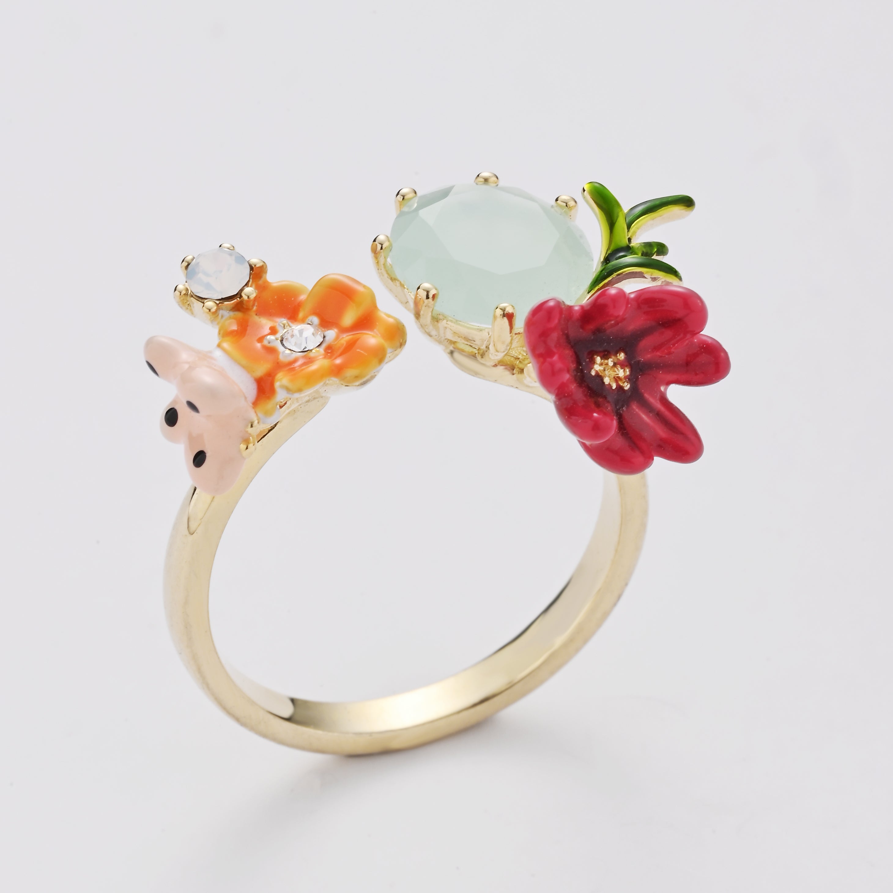 Blooming Garden Cluster Ring