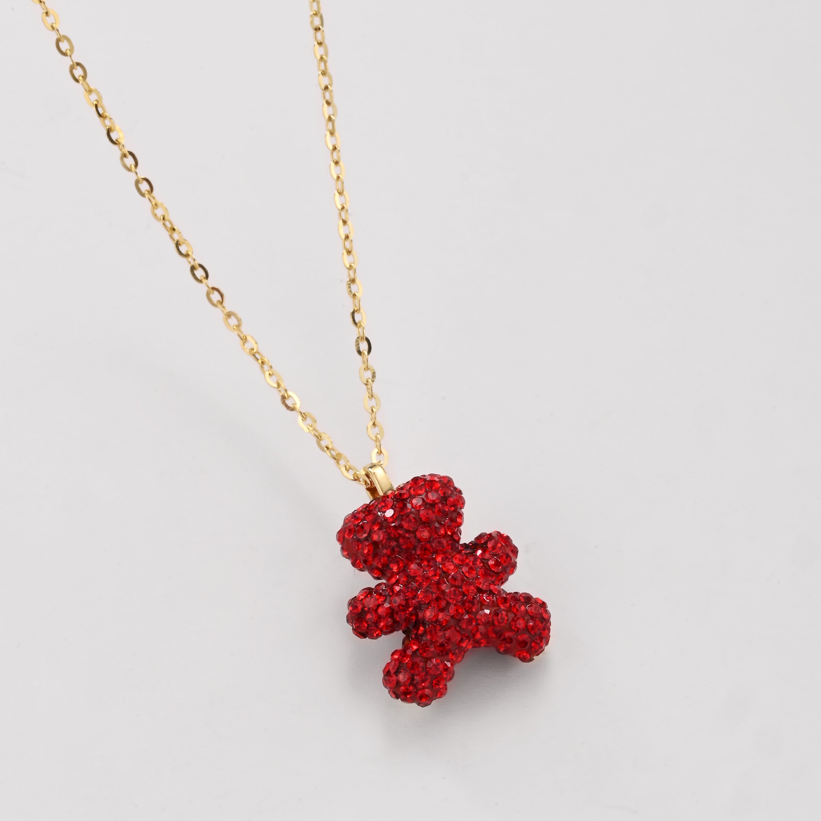 Collar de oso del tesoro centelleante