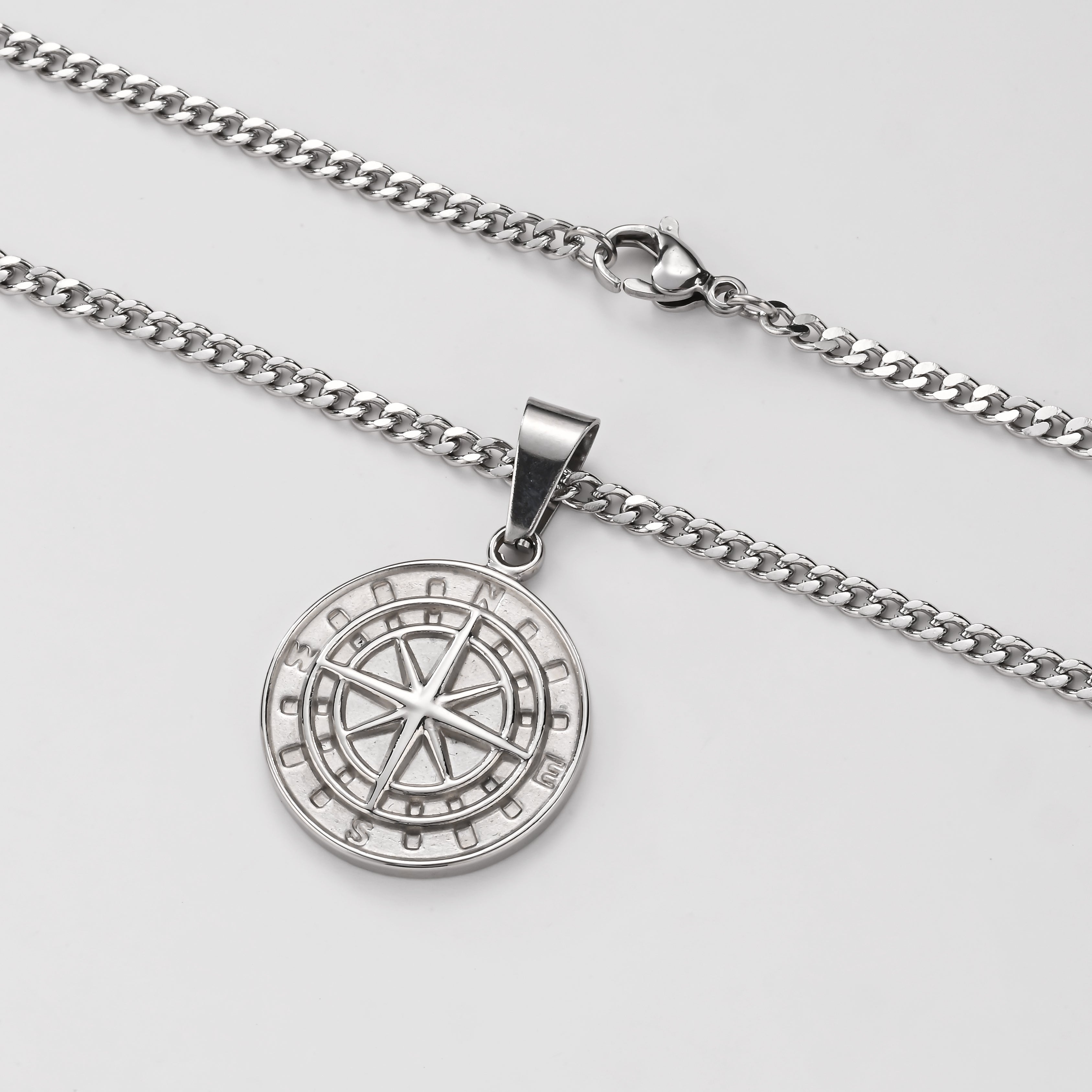 Ancient Compass Pendant Necklace for Men- Tarnish free, Hypoallergenic & nickel free, Premium durable long lasting stainless steel, Skin & eco-friendly, 14k gold plated, Timeless unique design, Outdoor and indoor comfort fit, Trendy jewelry for him.