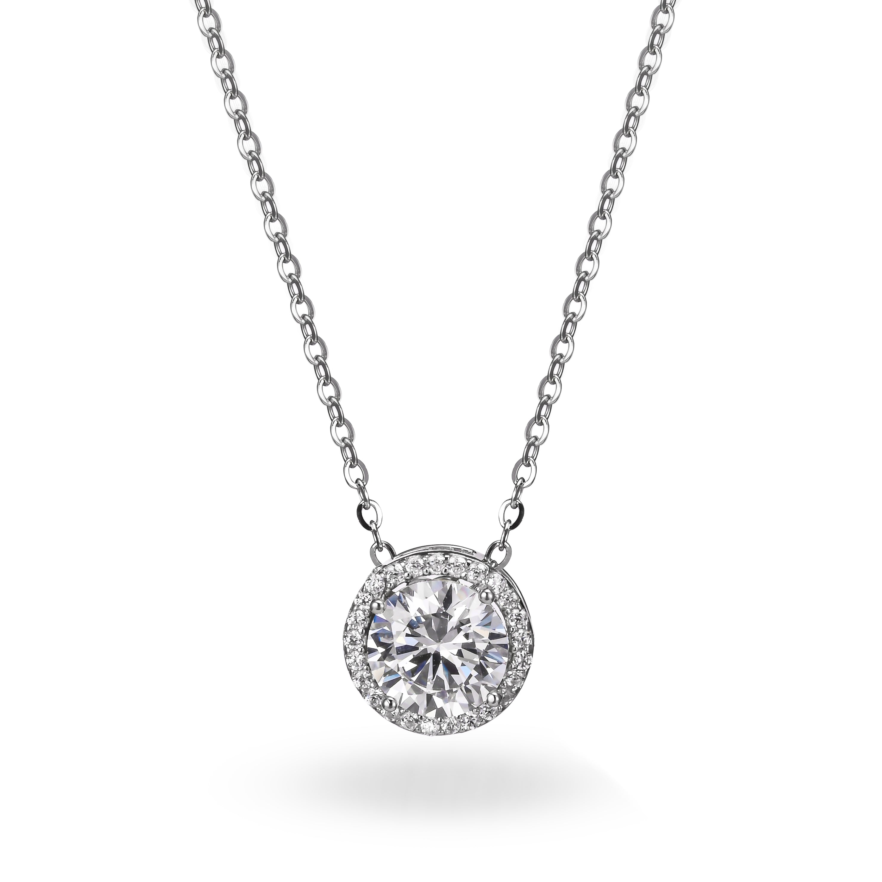 Conjunto de joyas de cristal de halo