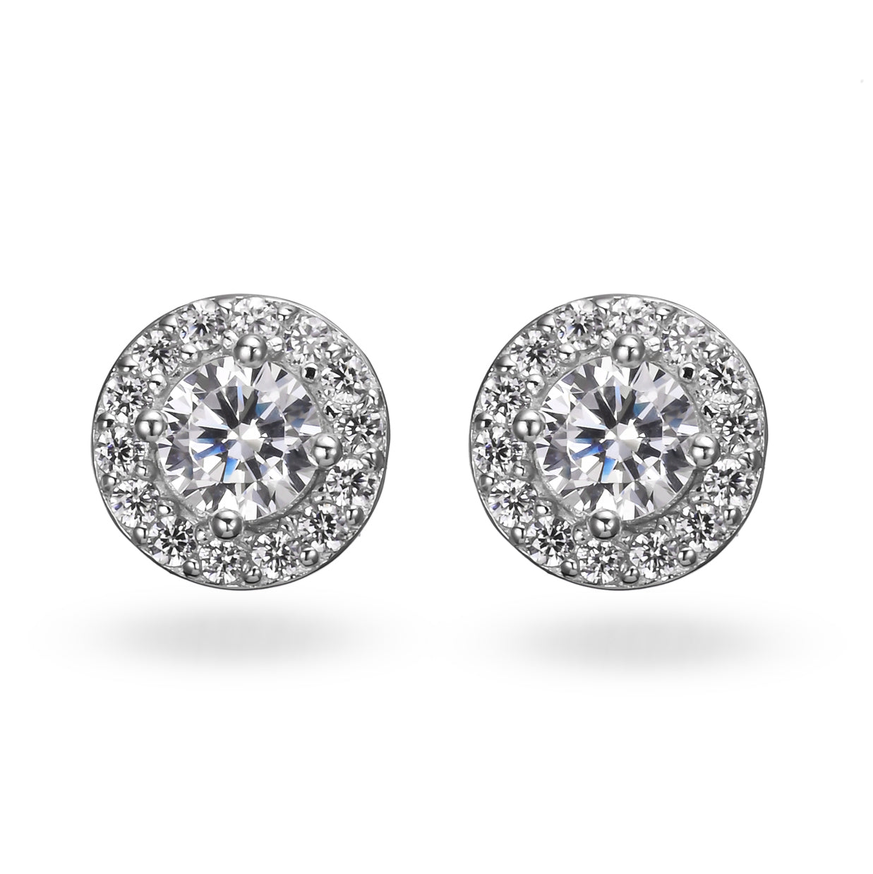 Conjunto de joyas de cristal de halo