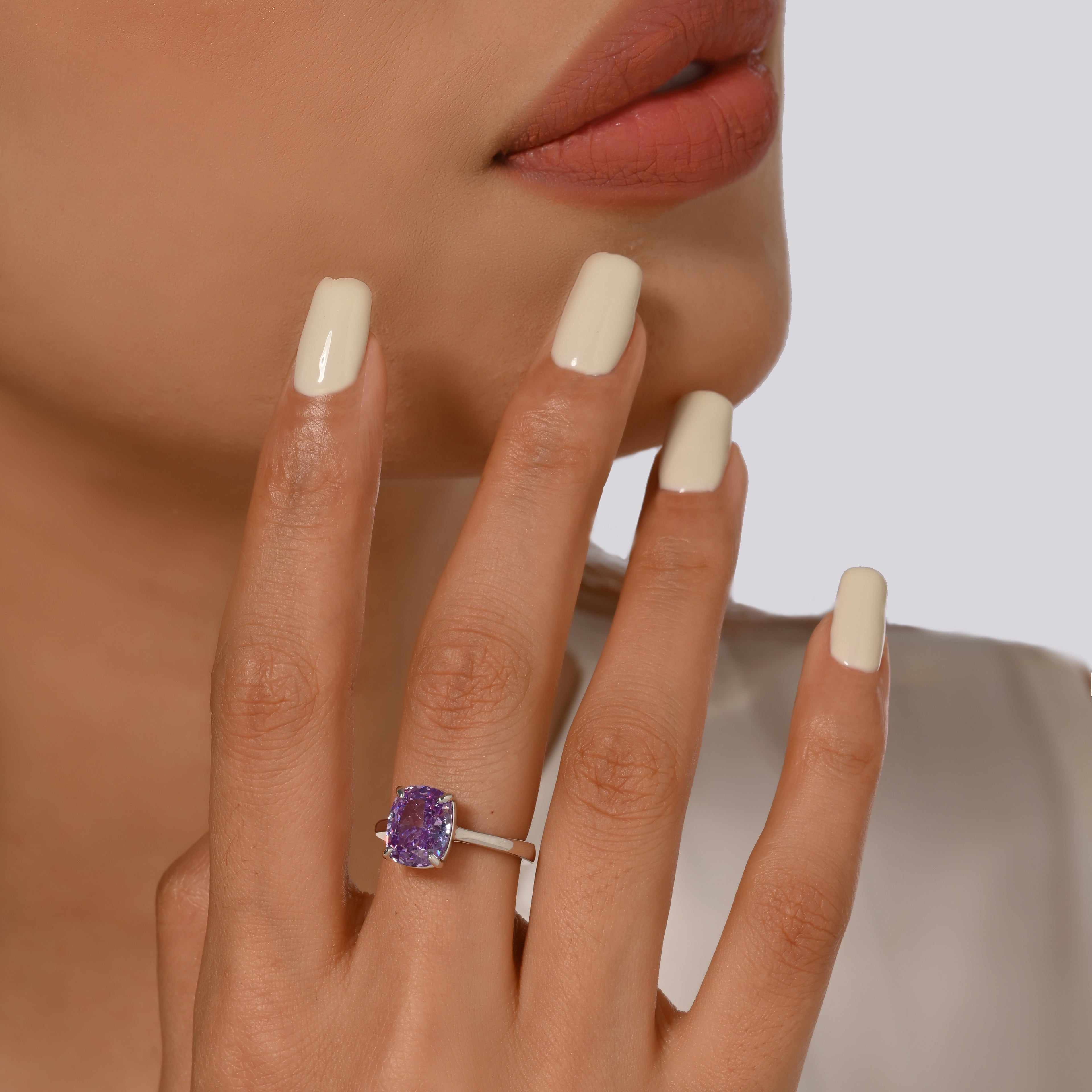 Lavender Dream Adjustable Ring