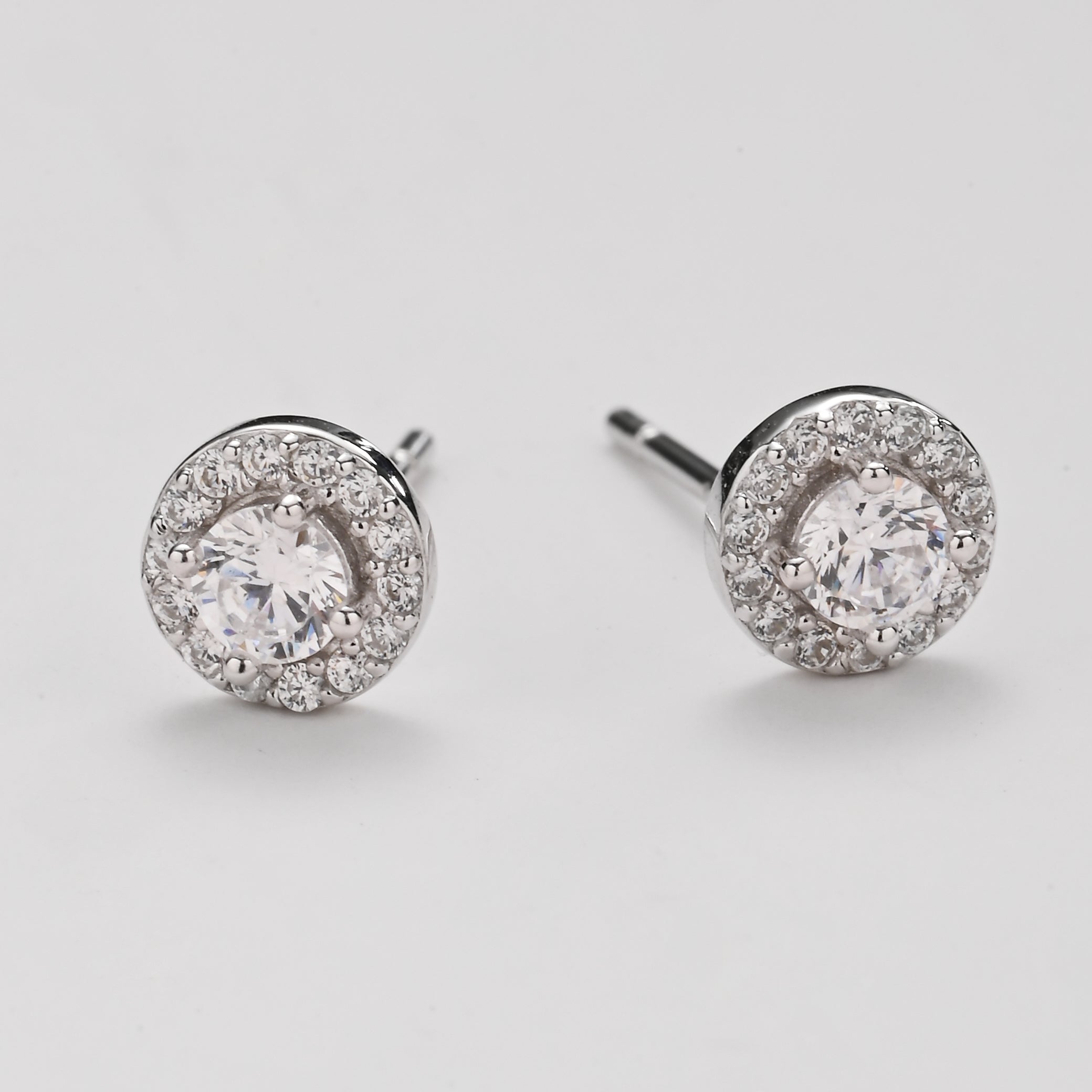 Conjunto de joyas de cristal de halo