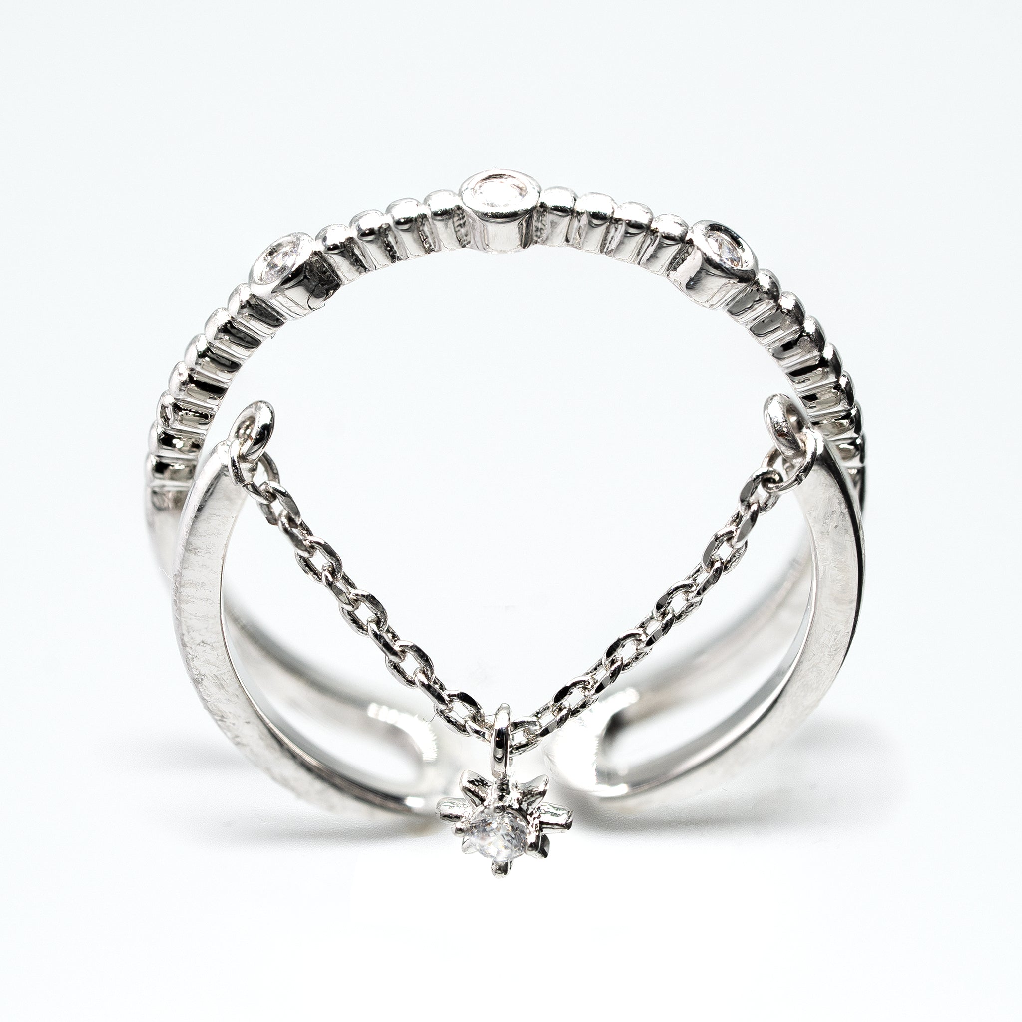 North Star Dangling Adjustable Ring