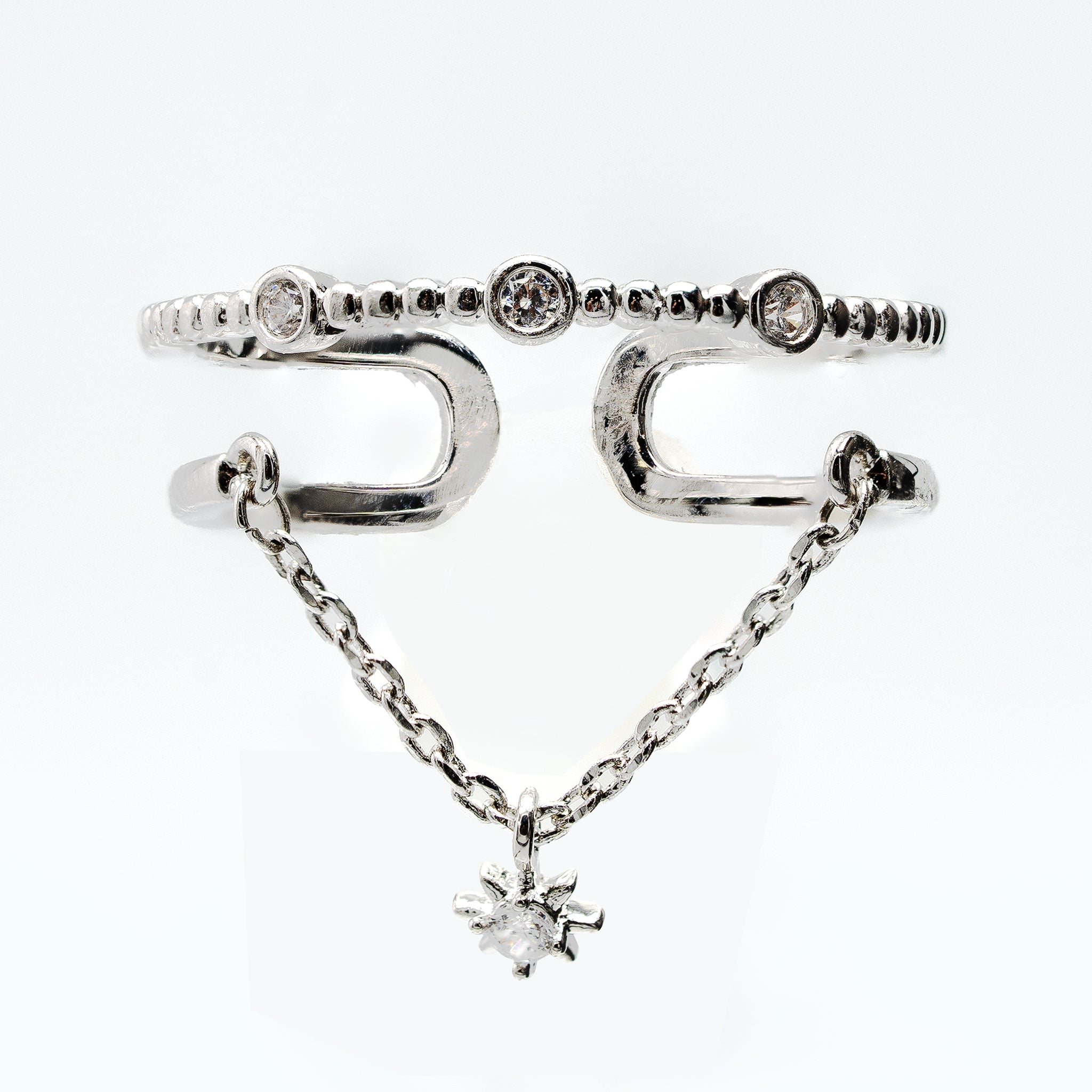 North Star Dangling Adjustable Ring