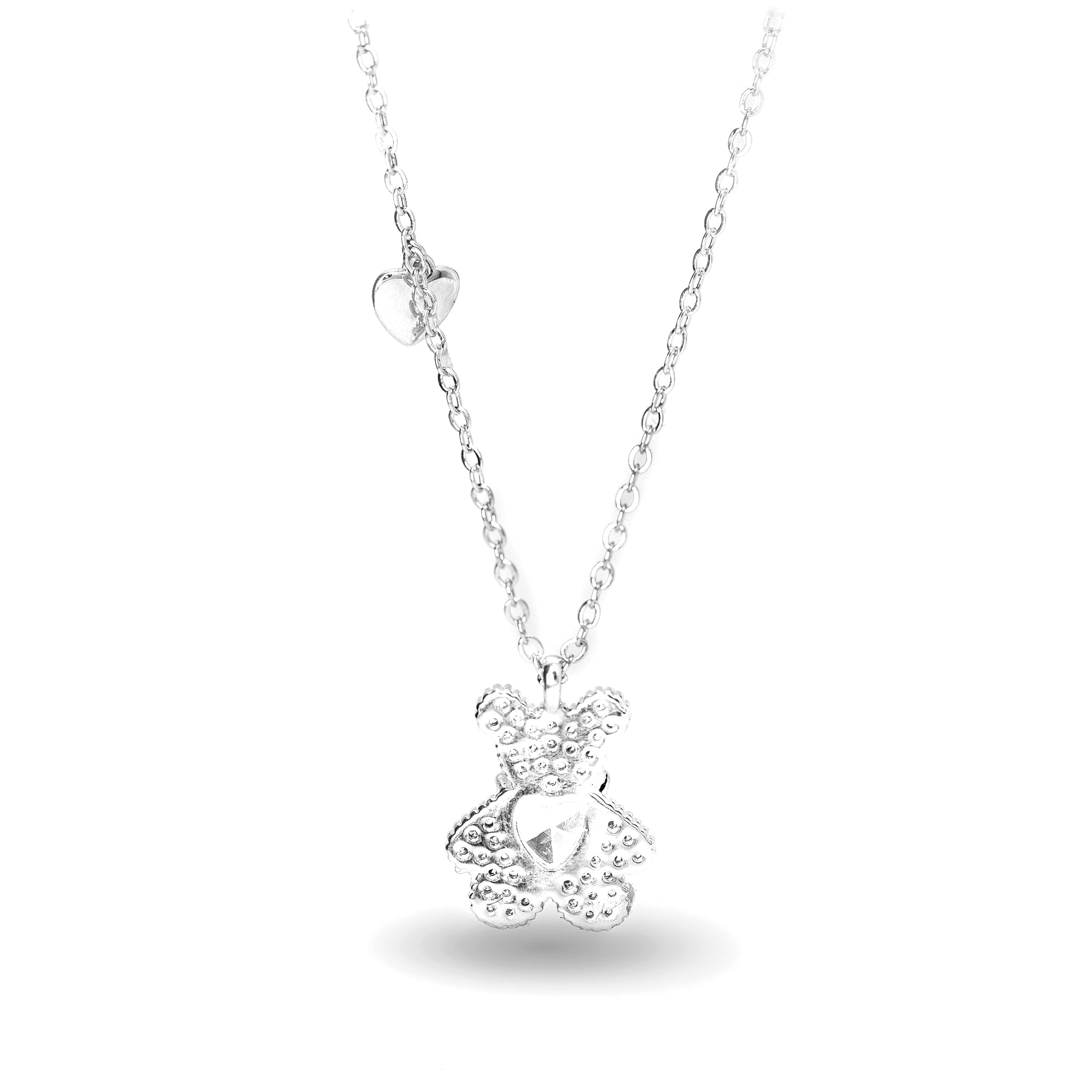 Sweet Double Love Bear Necklace