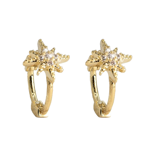 Lucky Super Star Huggie Earring
