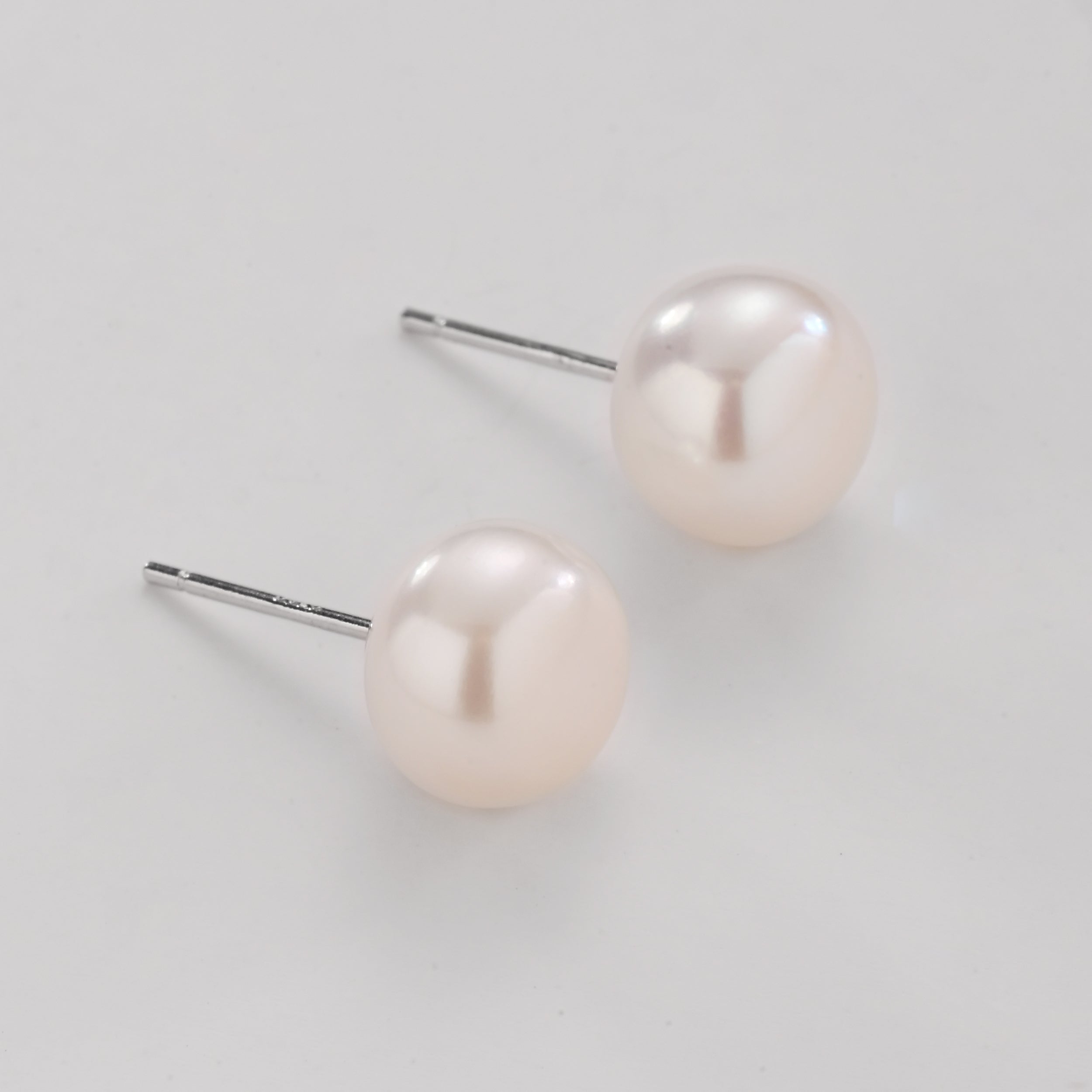Pendientes de perlas de agua dulce