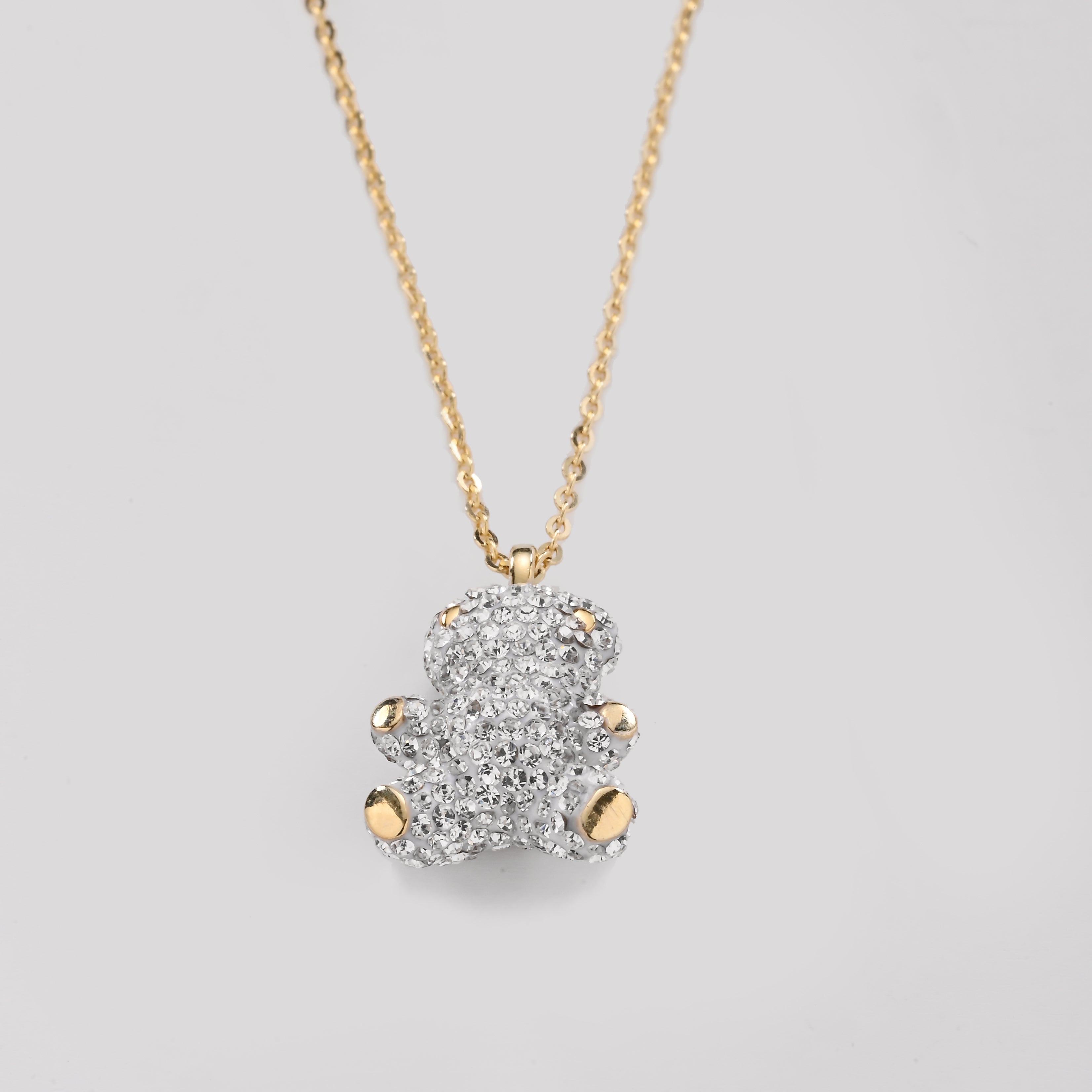 Collar de oso del tesoro centelleante