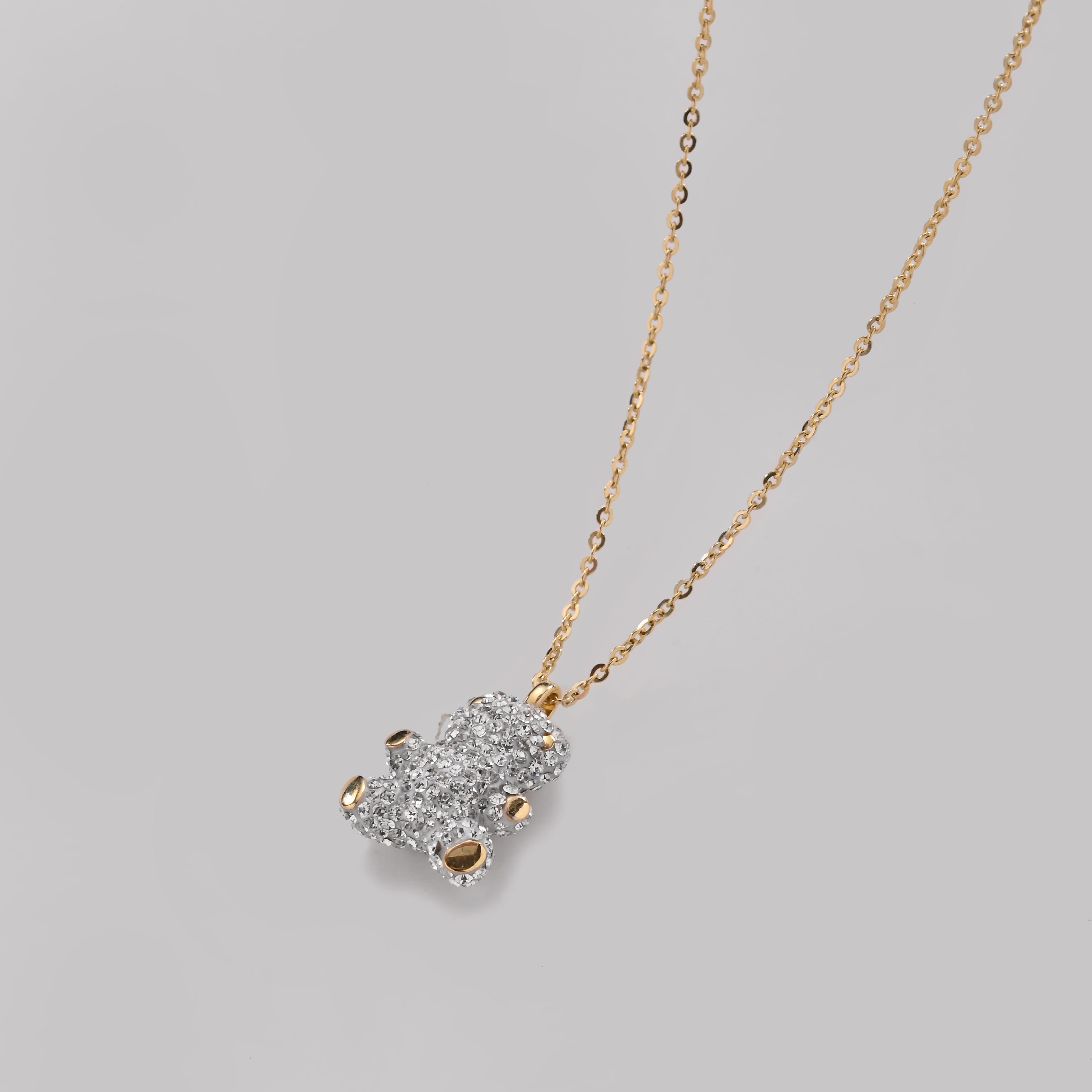 Collar de oso del tesoro centelleante