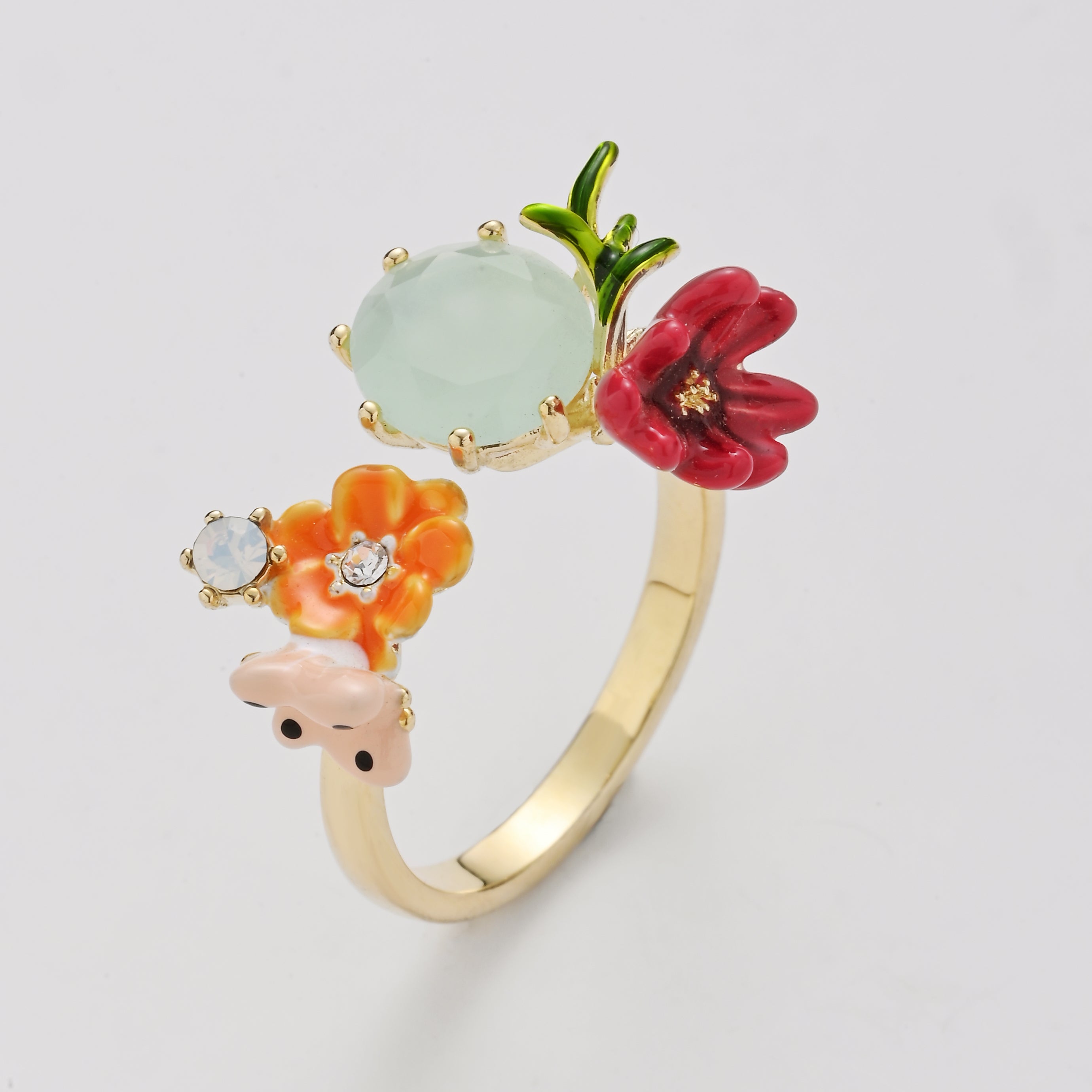 Anillo de racimo de jardín floreciente
