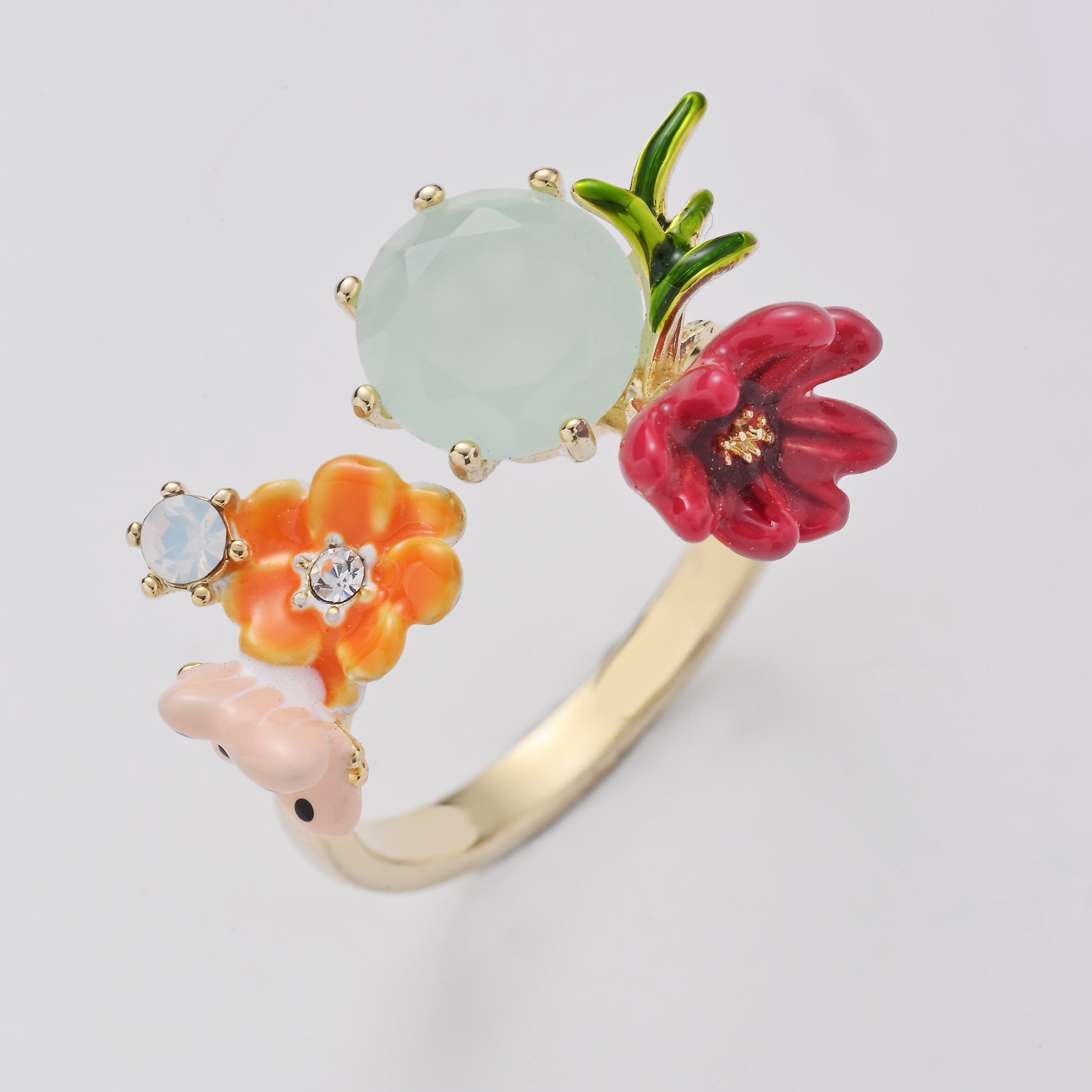 Anillo de racimo de jardín floreciente