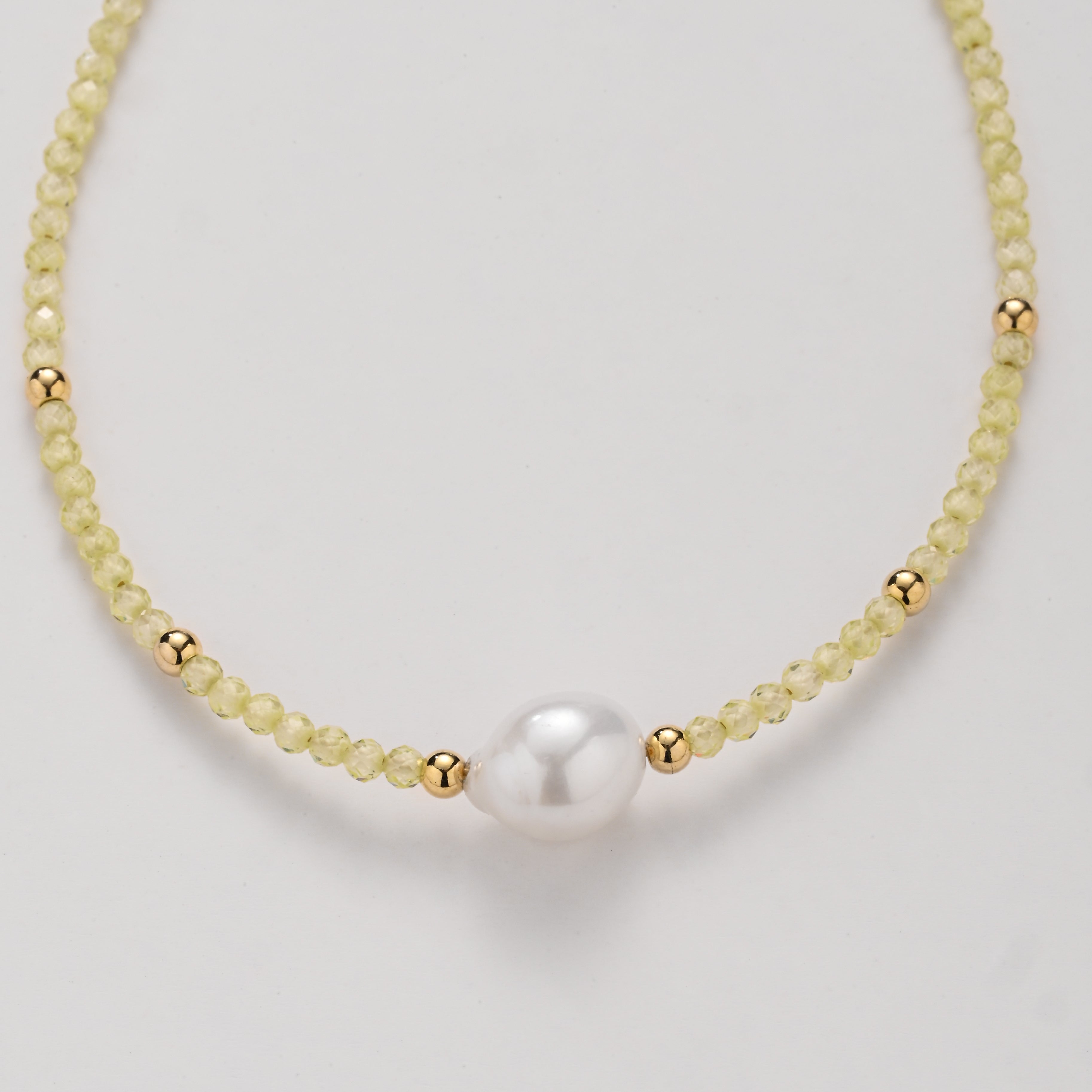 Pulsera ajustable de perlas de agua dulce