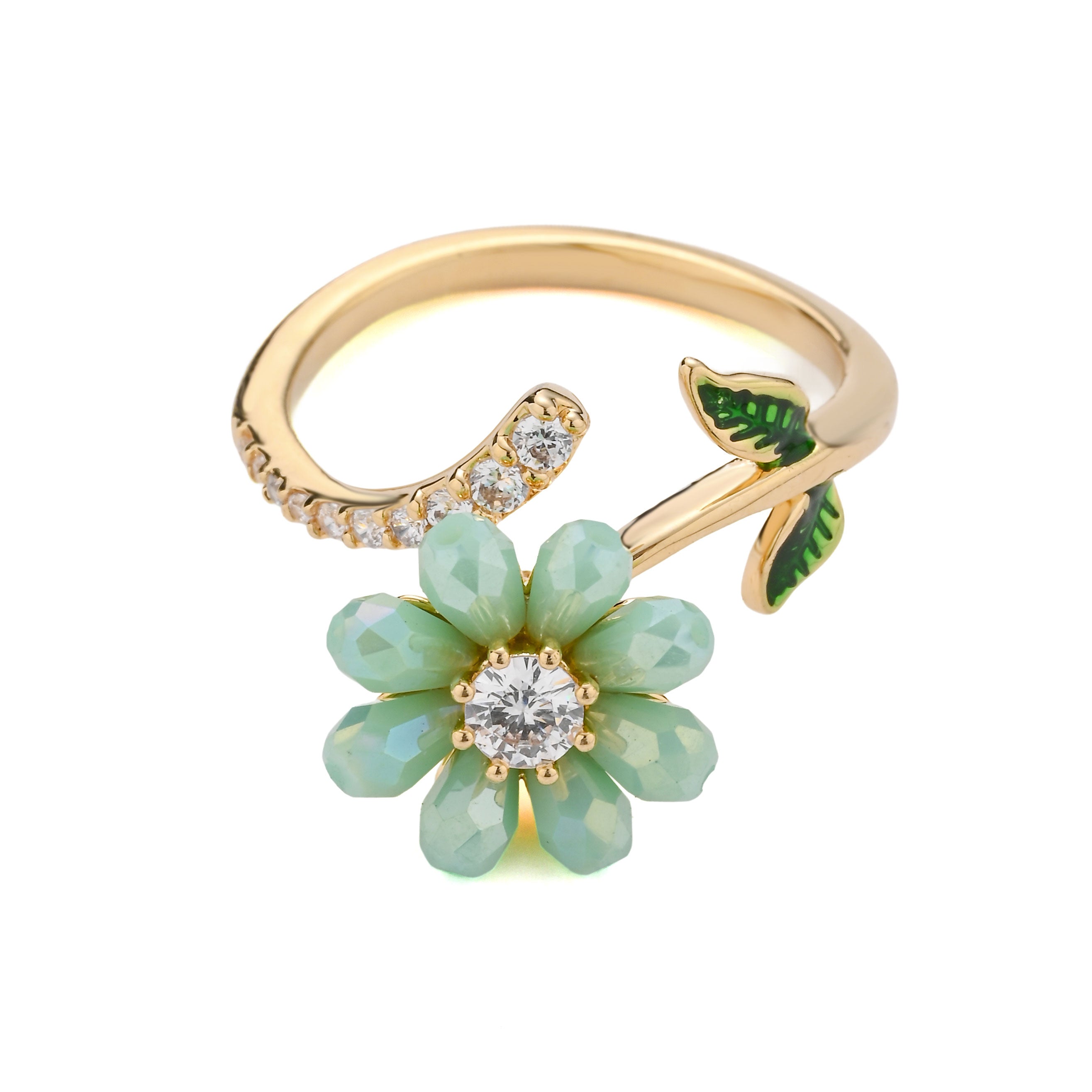 Anillo antiestrés con margaritas de primavera