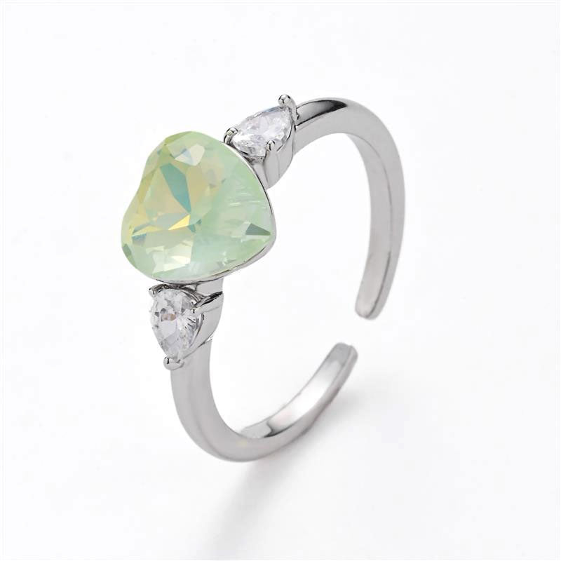 Anillo de corazón de océano